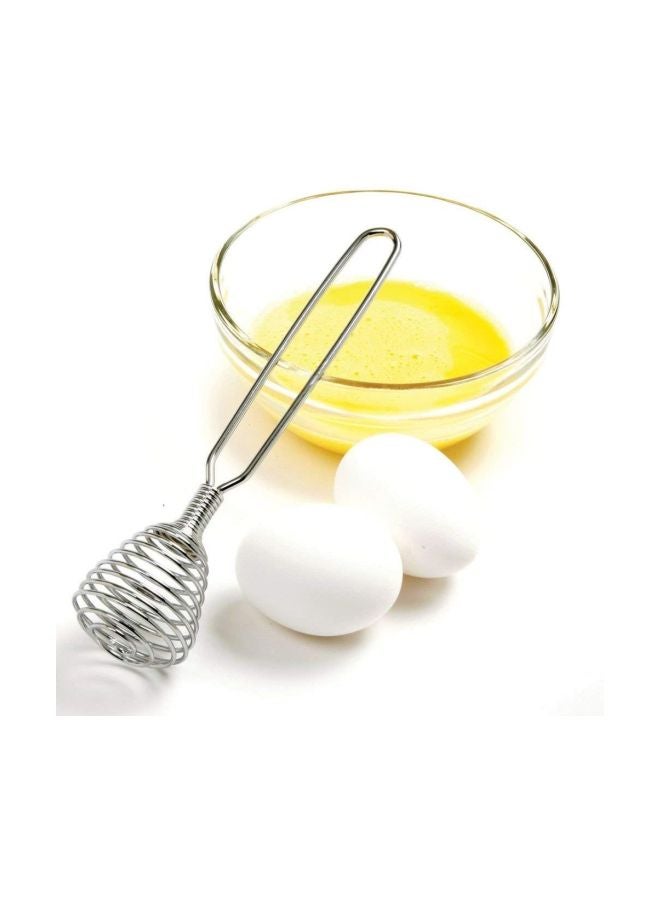 Chrome Finish Mini Whisk Silver 7inch