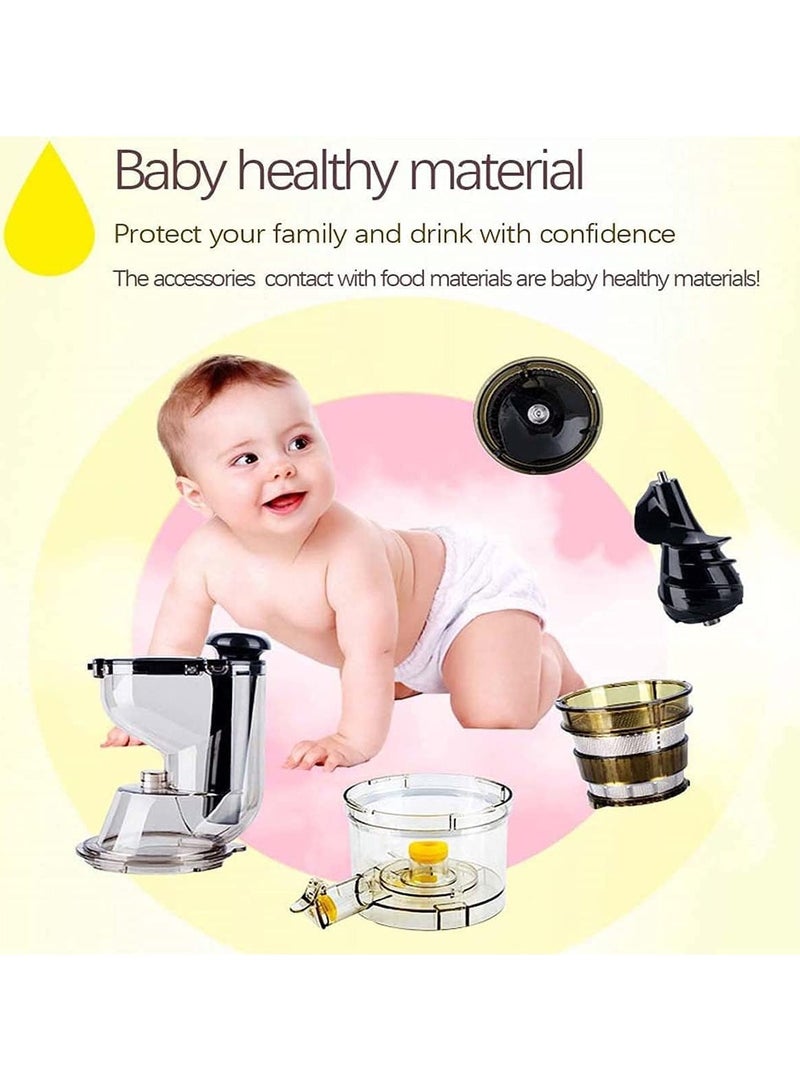 Slow juicer Juicer, slow juicer,cold press juicer easy to clean,juicer with high output,dried fruit pulp and opposite function