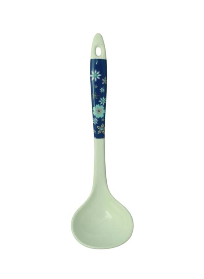 Ocean Soup Spoon White/Blue 9inch