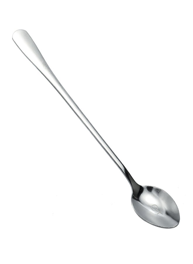 Stainless Steel Custom Stamped Engraved Long Handle Spoon Silver 21cm