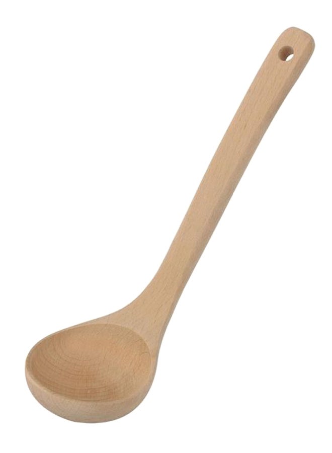 Soup Porridge Stirring Spoon Beige 7.5 x 26cm