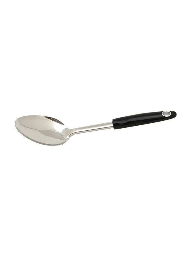 Stainless Steel Basting Spoon Silver/Black