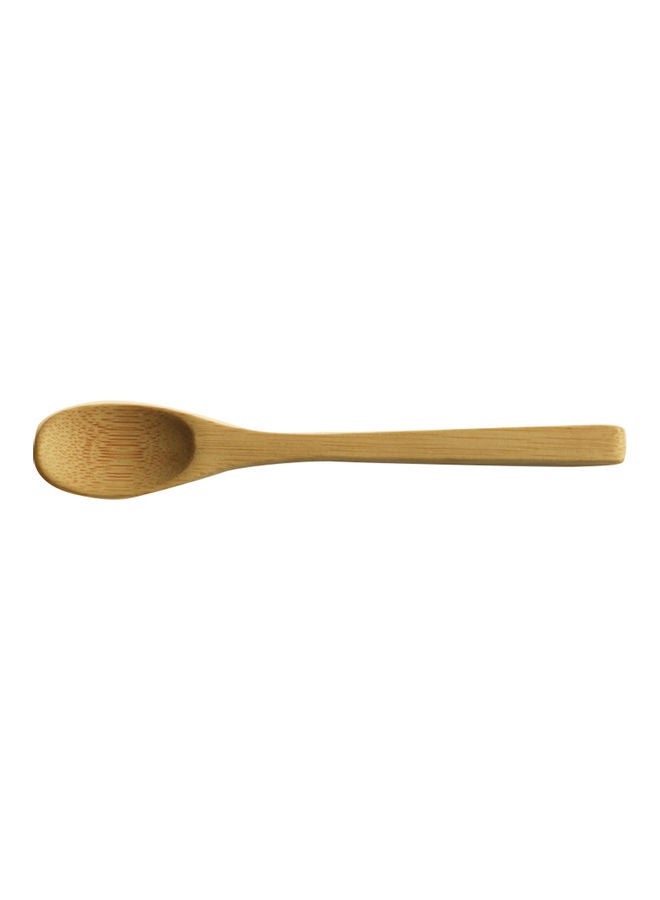 5-Piece Long Handle Bamboo Spoon Set Brown