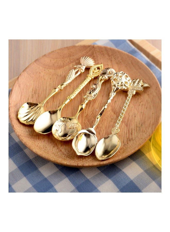 5-Piece Table Spoon Set Gold