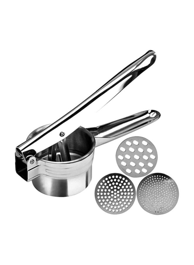 Stainless Steel Tomato Masher Silver