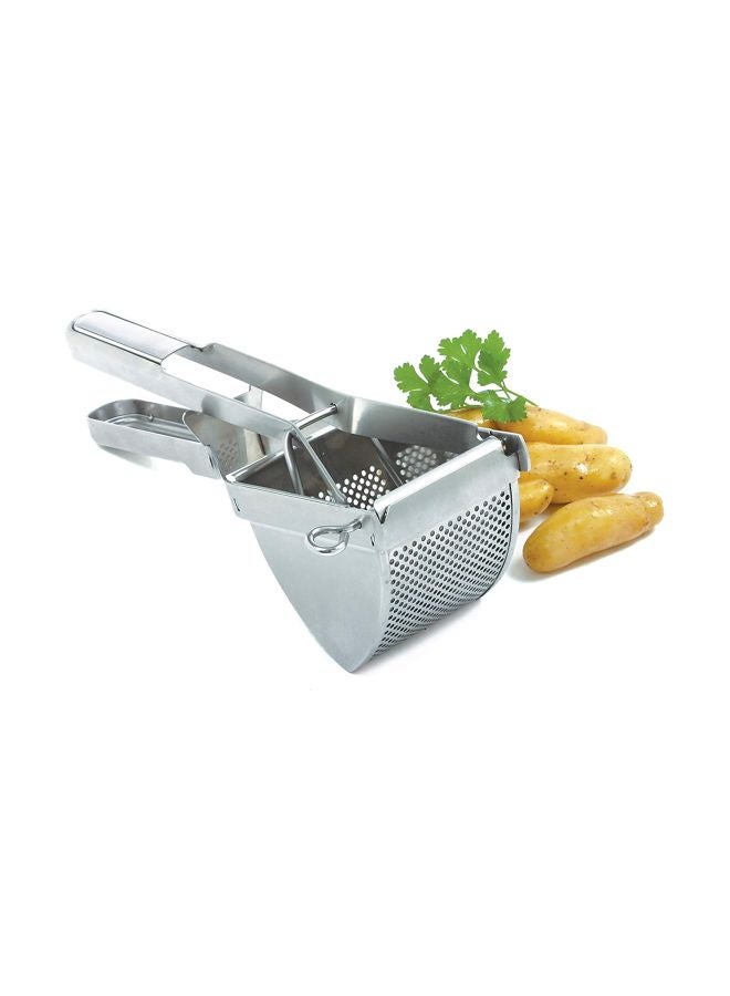 Stainless Steel Commercial Potato Ricer Silver 29x11.5x10cm