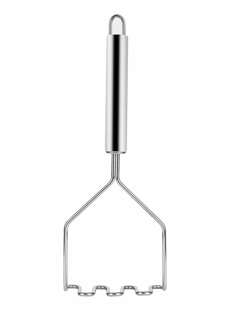 Potato Masher, Kitchen Masher Stainless Steel Perfect for Making Mashed Potato, Banana Bread, Pumpkin Puree and Vegetables, Potatoes is Easy Clean Use (1 Pcs)