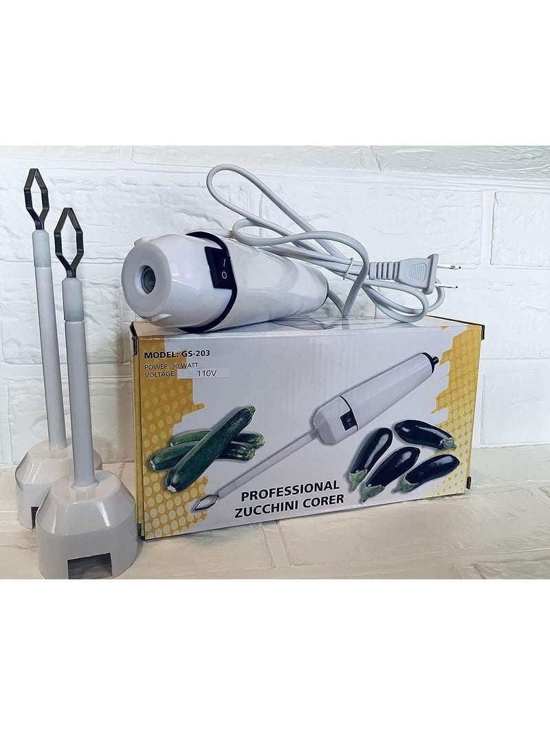 Electric Vegetable Corer Kitchen Drill Stainless Steel Scraping Scale Machine Fruits Veggies Carving Tool And Seed Remover