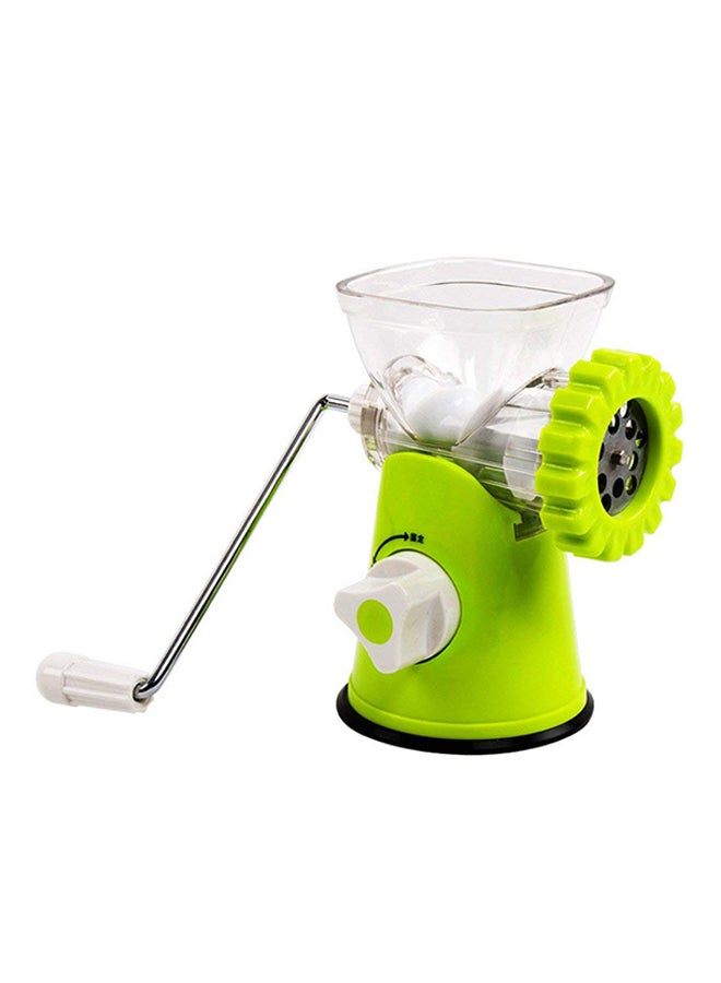 Meat And Multifunctional Grinder Green/Clear 36 x 9.5cm