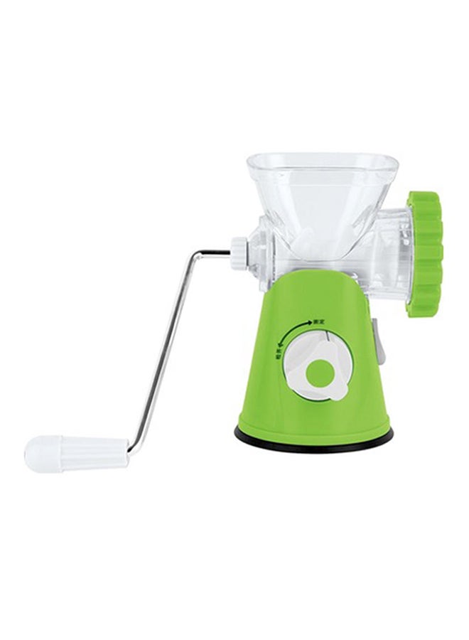 Meat And Multifunctional Grinder Green/Clear 36 x 9.5cm