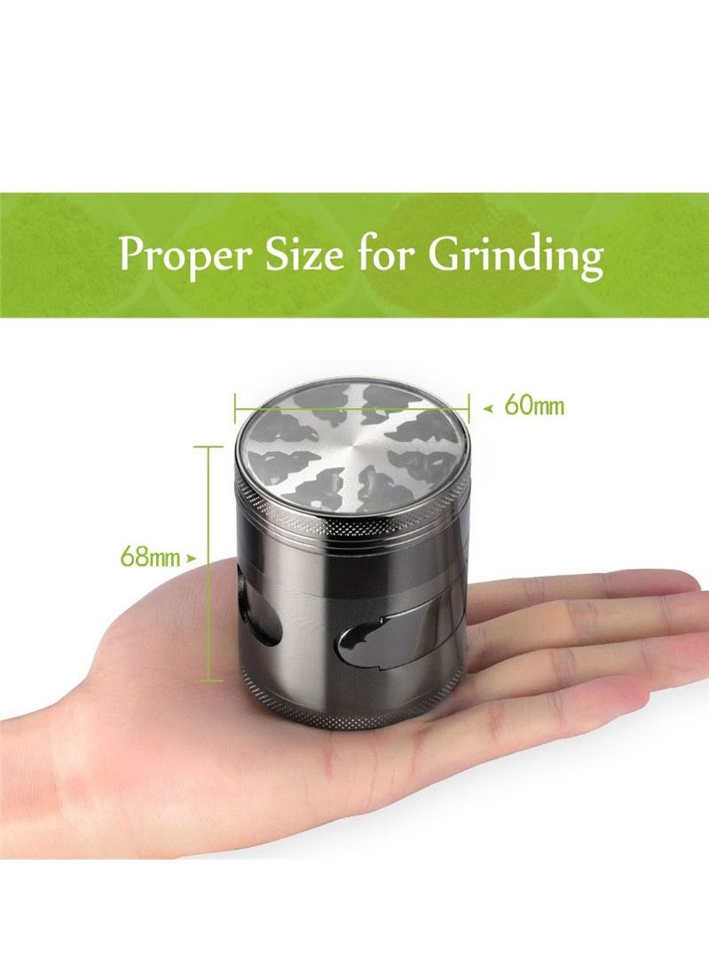 60MM 4 Layer Spice Crusher With Magnetic Lid