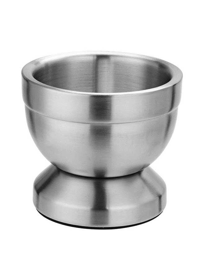 Spice Grinder Pill Crusher Mortar And Pestle Silver 15cm