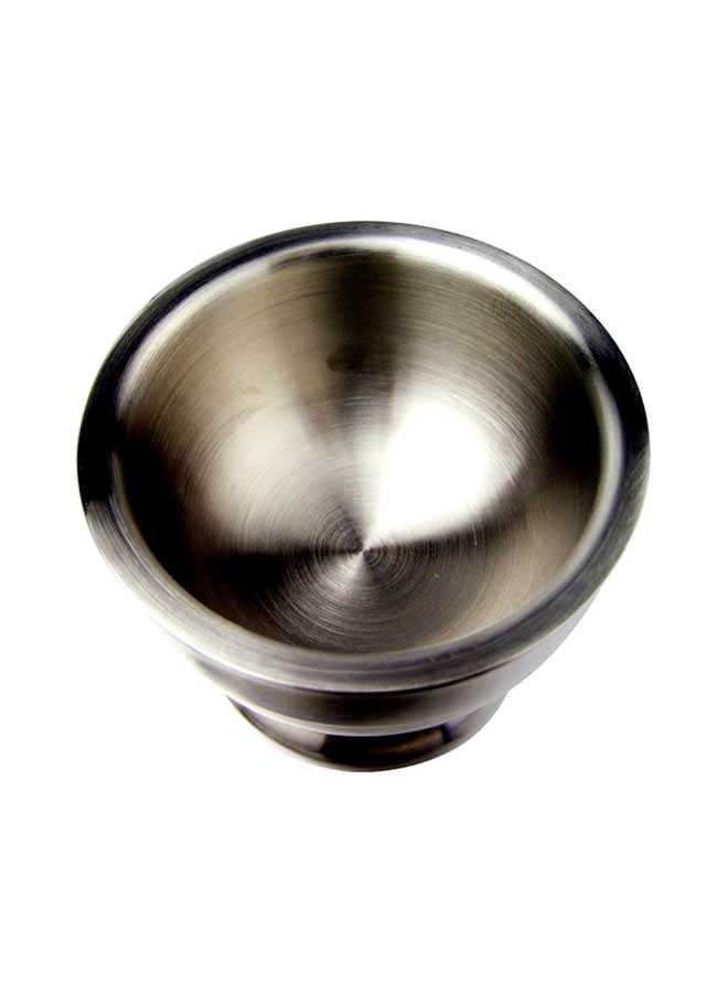 Spice Grinder Pill Crusher Mortar And Pestle Silver 15cm