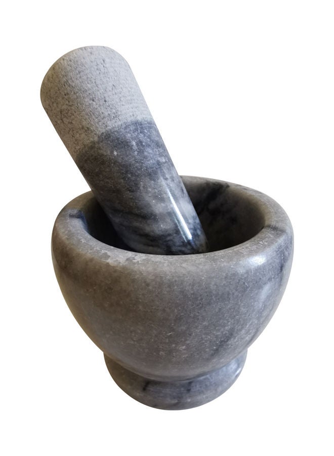 Marble Granite Mortar And Pestle Grinder For Spices Multicolour