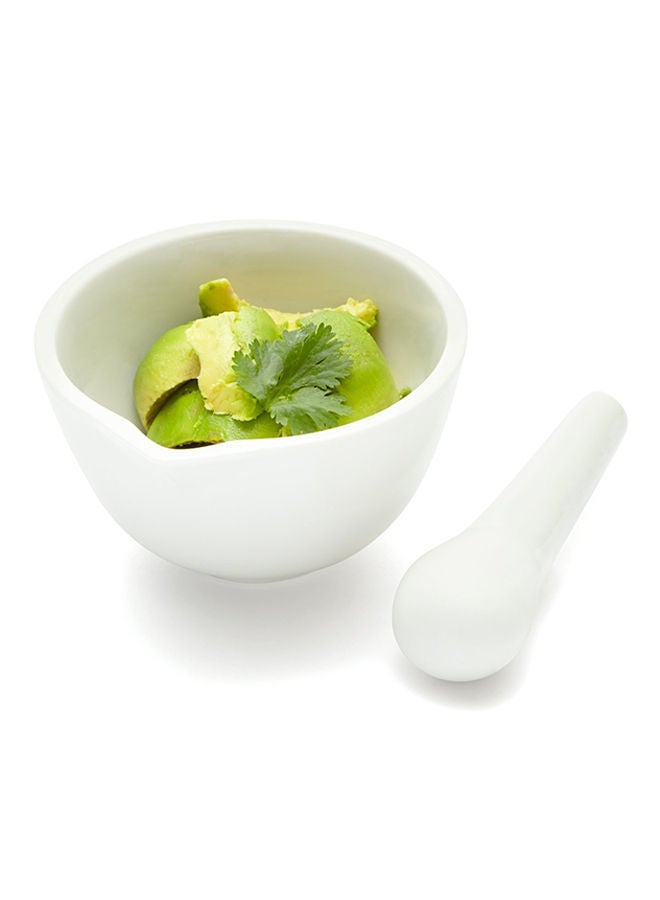 Mortar and Pestle White 5inch