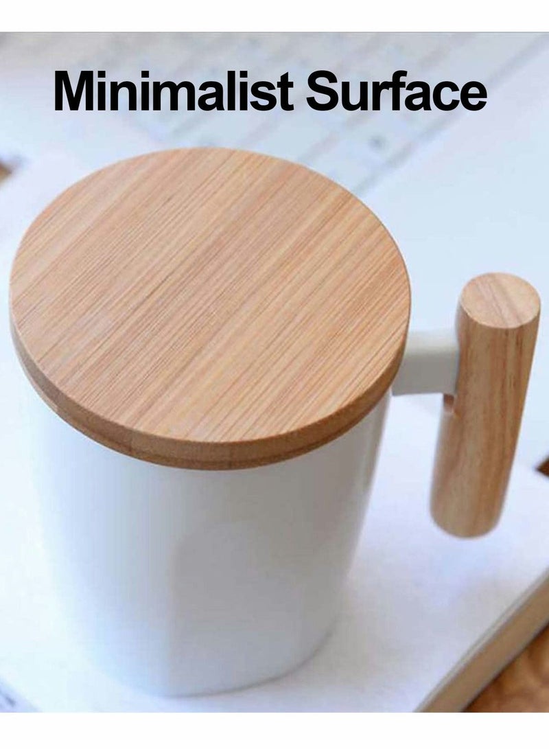 Bamboo Cup Cover, Wooden Lid Tea Glass Cover Coffee Mug Drink Set for Home Office Store (4 Pcs)