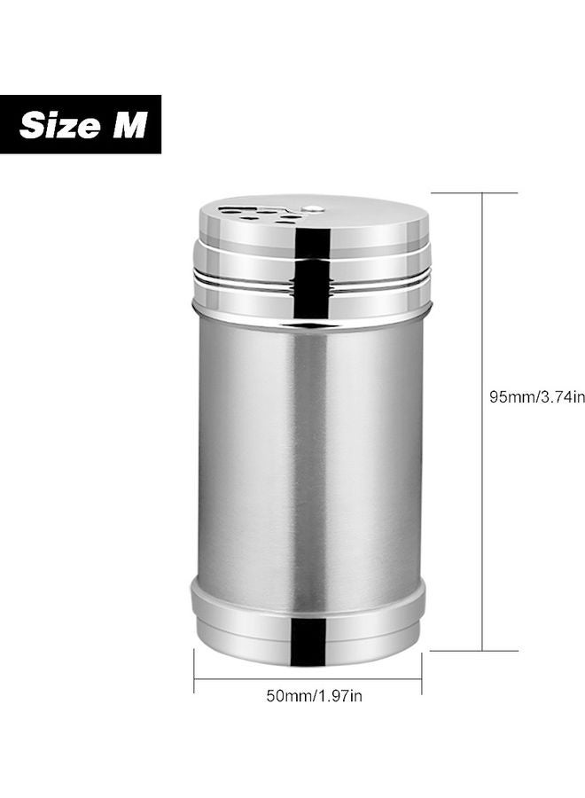 Spice Shaker Bottle Silver 9.5x5x5cm