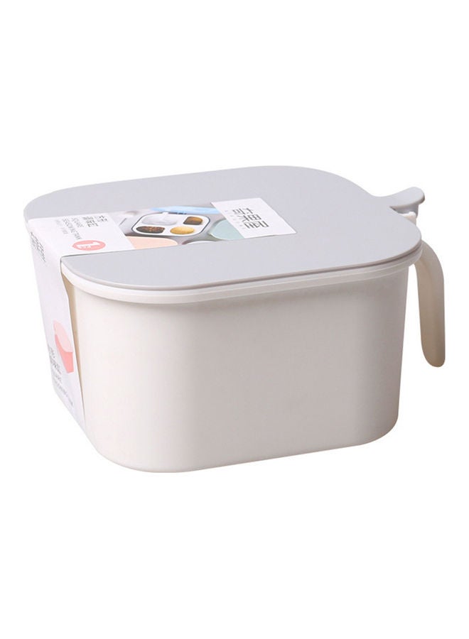 Spice Storage Box White 14 x 8 x 14cm