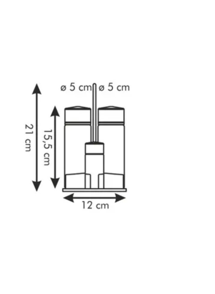 Tescoma 4 in 1 Condiment set Oil,Vinegar,Salt and Pepper Set Club|Table condiment set Oil and Vinegar Dispenser condiment bottle set Salt Pepper Shaker Tabletop Organiser Kitchen Organiser Space Saver