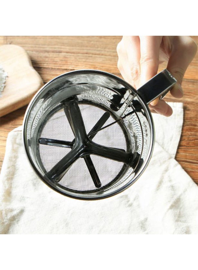 Stainless Steel Mesh Sieve Silver 9.5 x 15centimeter