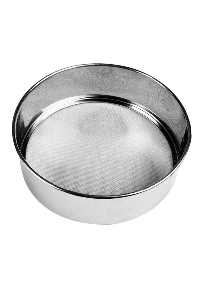 6-Piece Round Flour Sieve Silver 30centimeter