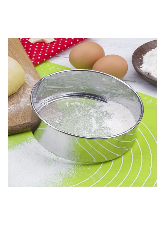 Stainless Steel Flour Sifter Silver