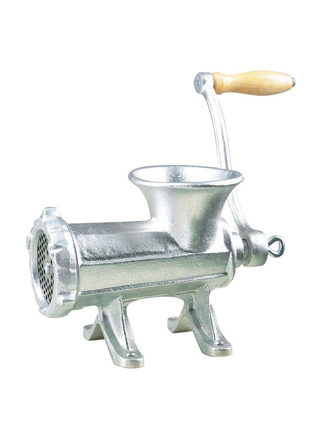 Aluminium Meat Mincer Silver/Beige 32centimeter