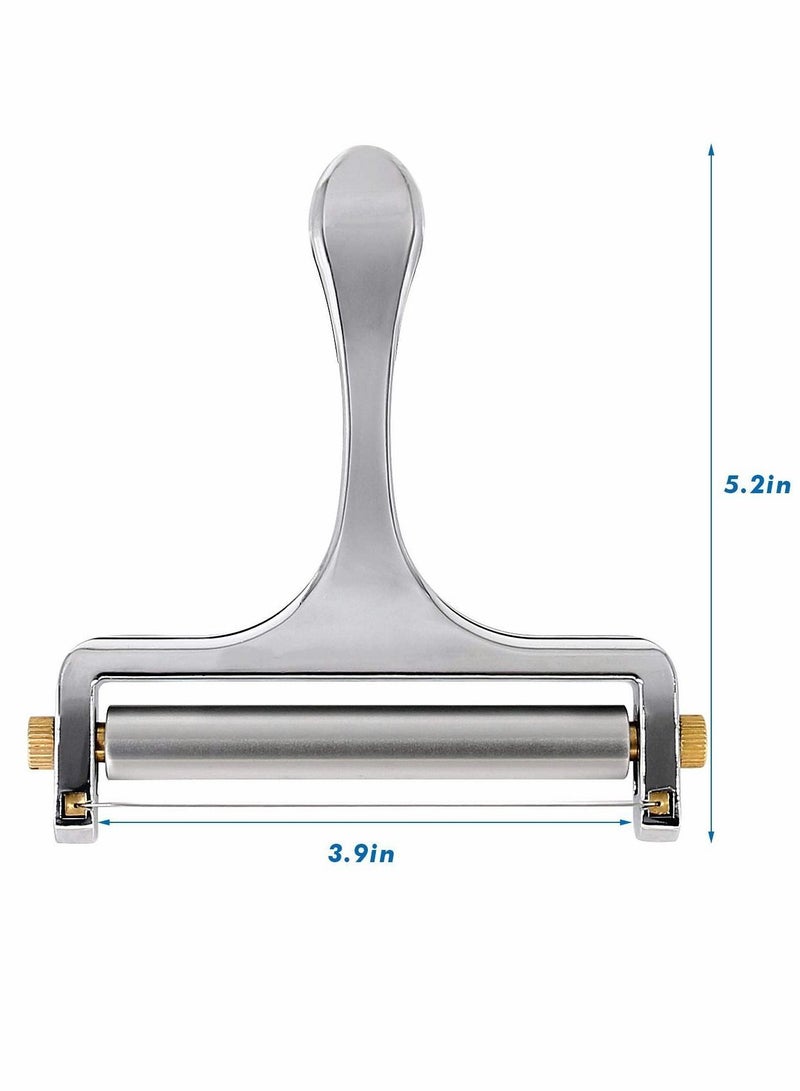 Adjustable Thickness Cheese Slicer Stainless Steel Wire Cutter