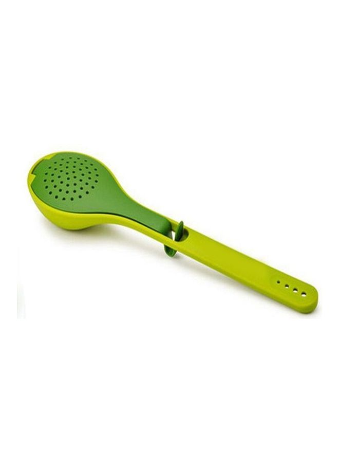 Plastic Slotted Spice Filter Green