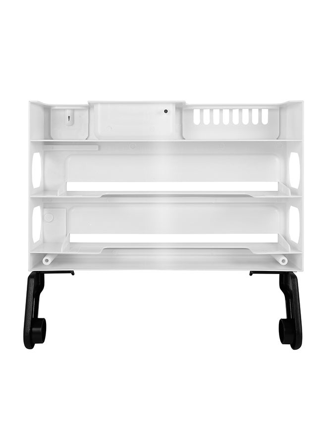 Kitchen Multi Dispenser White/Black 38x24x7cm