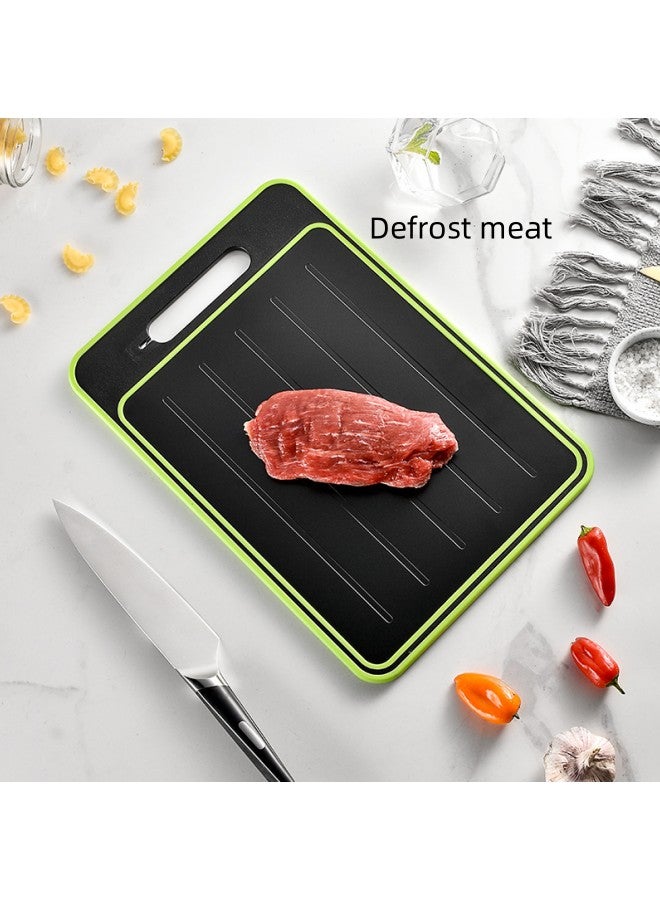 Aluminum Cutting Board, Large Cutting Board with Whetstone, Wooden Cutting Board with Juice Slot and Handles Charcuterie Board (Large)