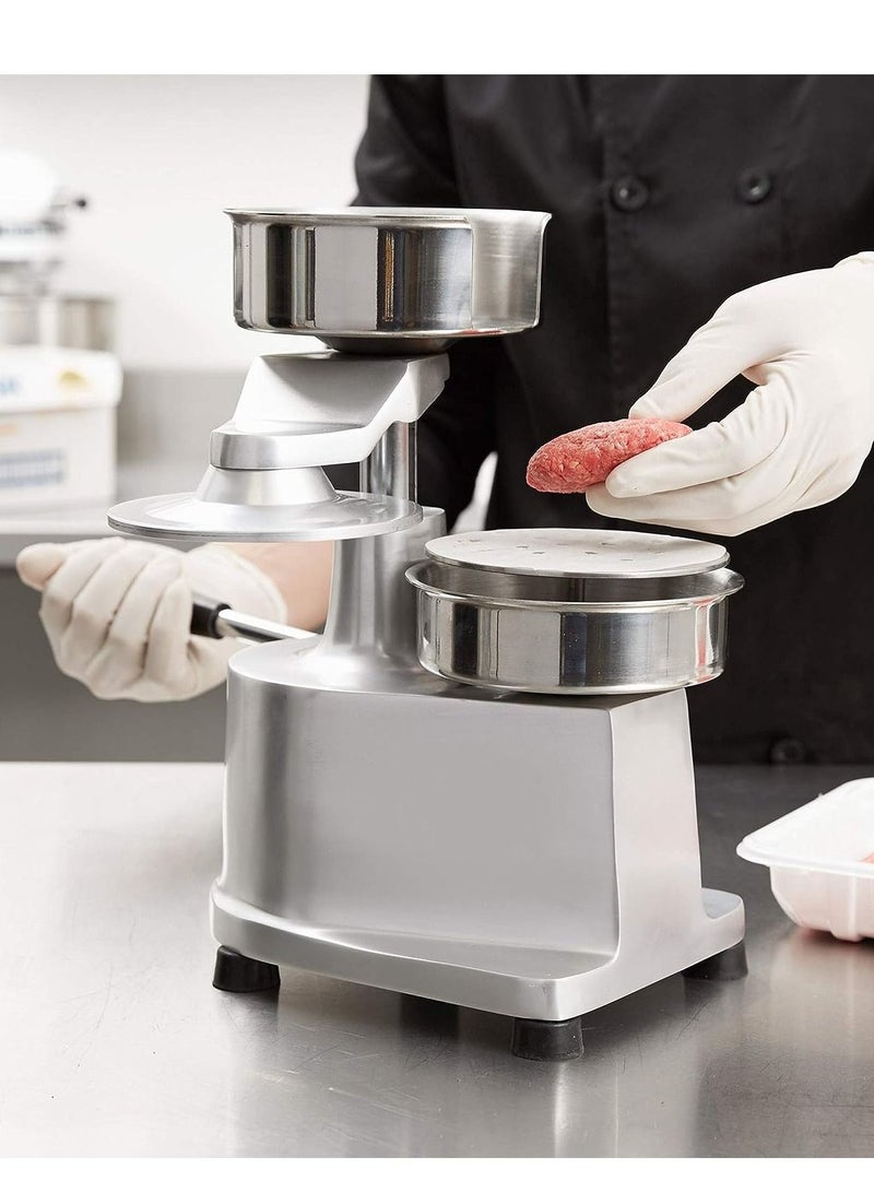 Commercial Burger Press Machine 10cm Stainless Steel Hamburger Press Manual Meat Patty Maker