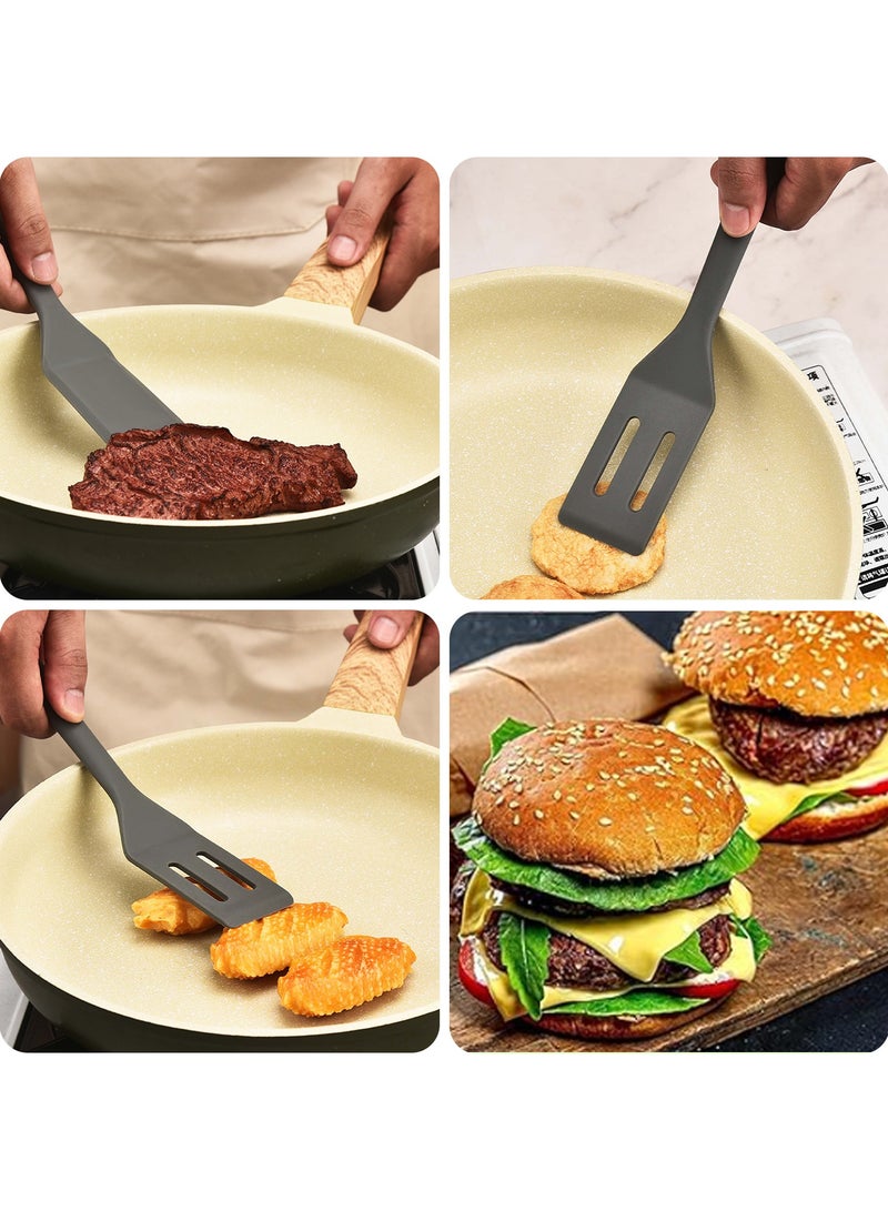 Stainless Steel Burger Press with Silicone Shovel for Making Smash Burgers, Hamburger Patty Maker for Home Kitchen, Burger Press Grill for Home Cook, Easy Cleaning