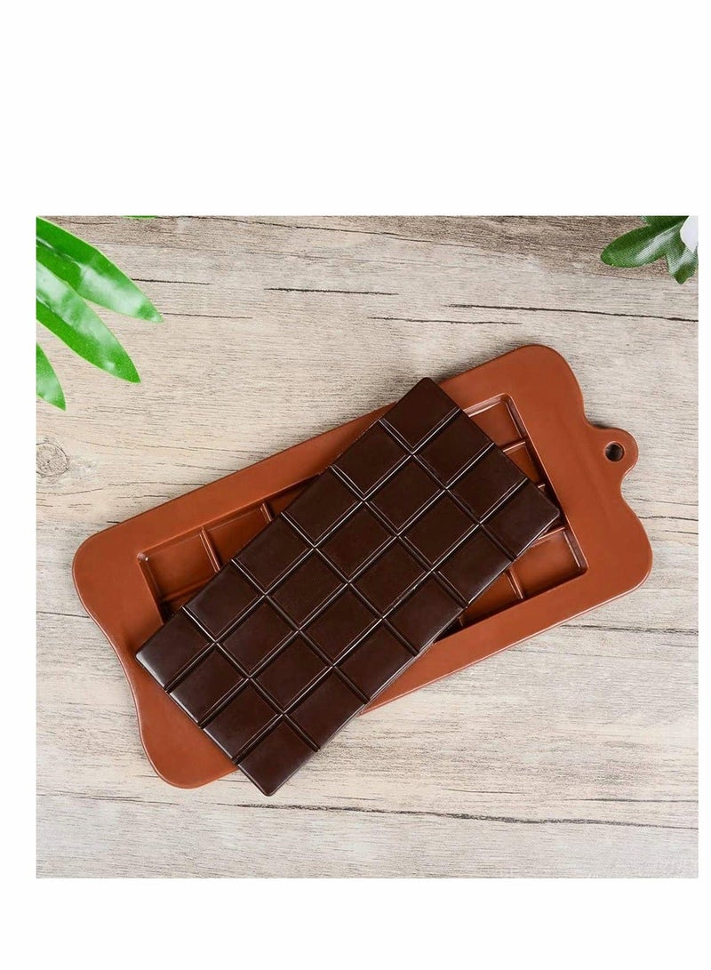 Square Silicone Candy Molds for Hard Chocolate Gummy Caramel, Ganache, Ice Cubes, Pack of 4