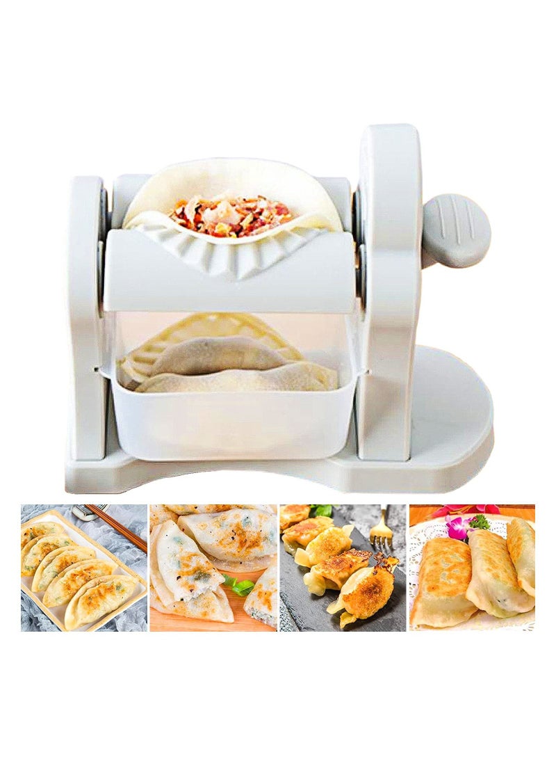 Household Dumpling Maker Press Manual Tool, Mould Hand-Press Handheld Empanadas Pierogi for Home Kitchen Restaurant