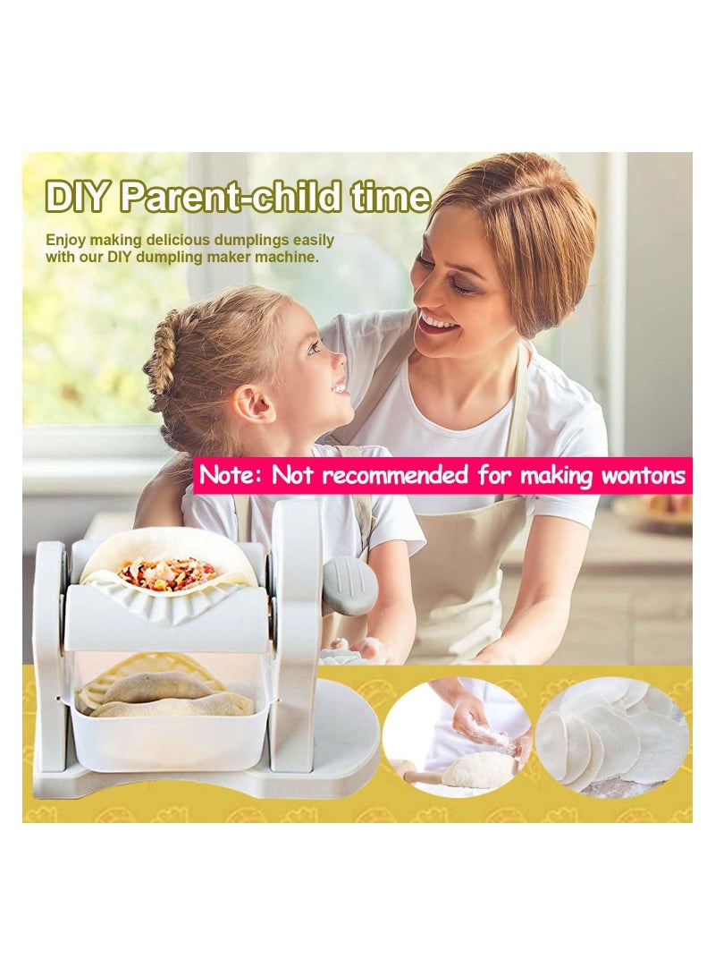 Household Dumpling Maker Press Manual Tool, Mould Hand-Press Handheld Empanadas Pierogi for Home Kitchen Restaurant