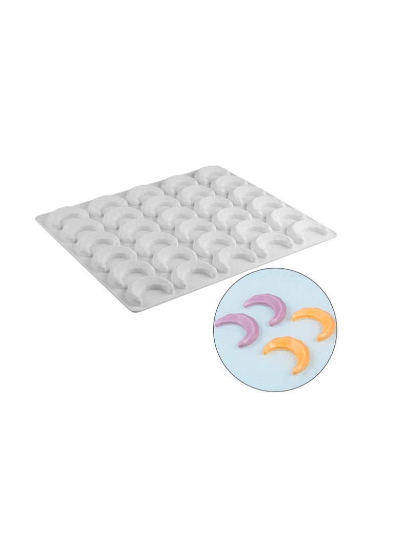 30 Cavity Moon Modeling Silicone Baking Mold Chocolate Fudge Making Mould DIY Cake Baking Decoration Making Silicone Baking Tray