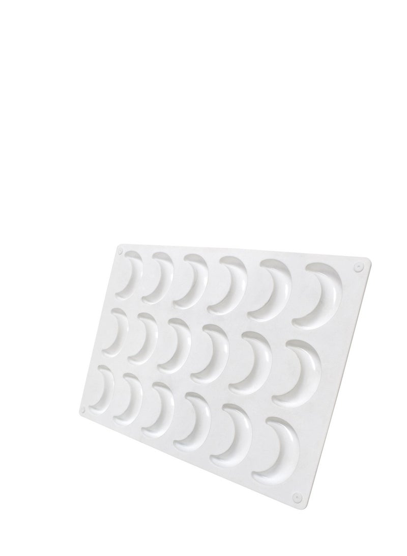 18 Cavity Moon Modeling Silicone Baking Mold Chocolate Fudge Making Mould DIY Cake Baking Decoration Making Silicone Baking Tray