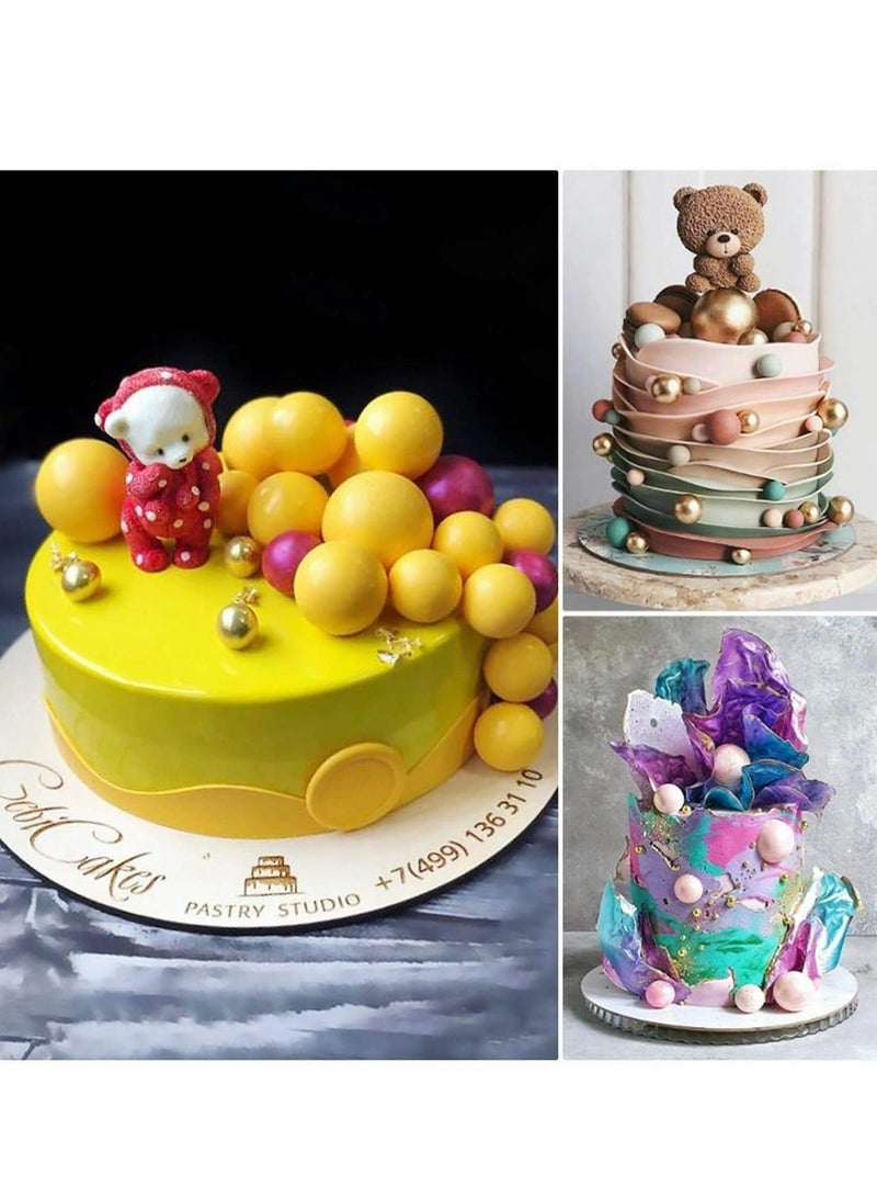 Rope Mould Pearl Fondant Semi Sphere Bubble Half Round Silicone Cake Decoration Moulds for Kitchen DIY Chocolate Candy Baking Tool