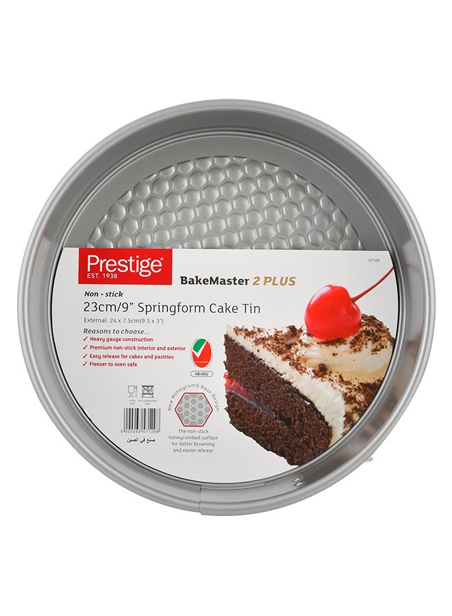 Springform Cake Tin Chrome/Grey 23cm
