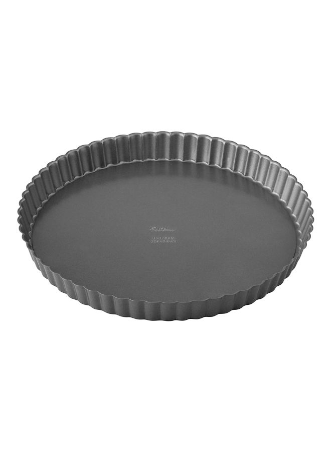 Excelle Elite Non-Stick Tart And Quiche Pan Grey 22.9 x 22.9 x 2.86cm