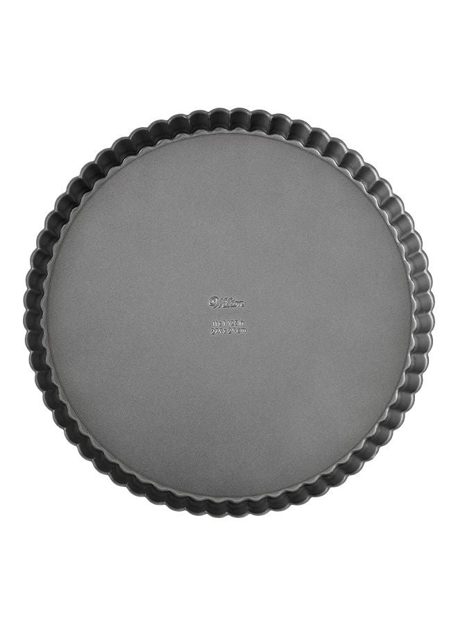 Excelle Elite Non-Stick Tart And Quiche Pan Grey 22.9 x 22.9 x 2.86cm