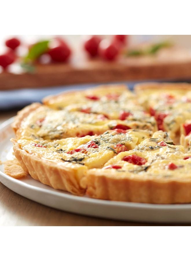 Excelle Elite Non-Stick Tart And Quiche Pan Grey 22.9 x 22.9 x 2.86cm