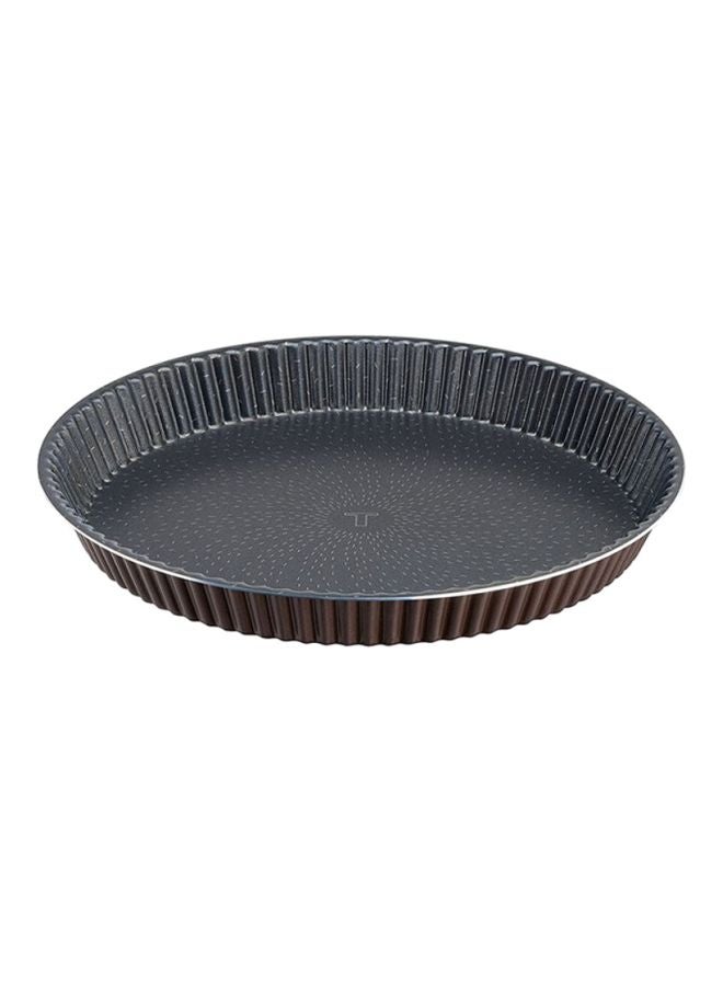 Perfectbake 33Cm Fluted Tart Mold Aluminum Non-Stick Dark Grey 33cm