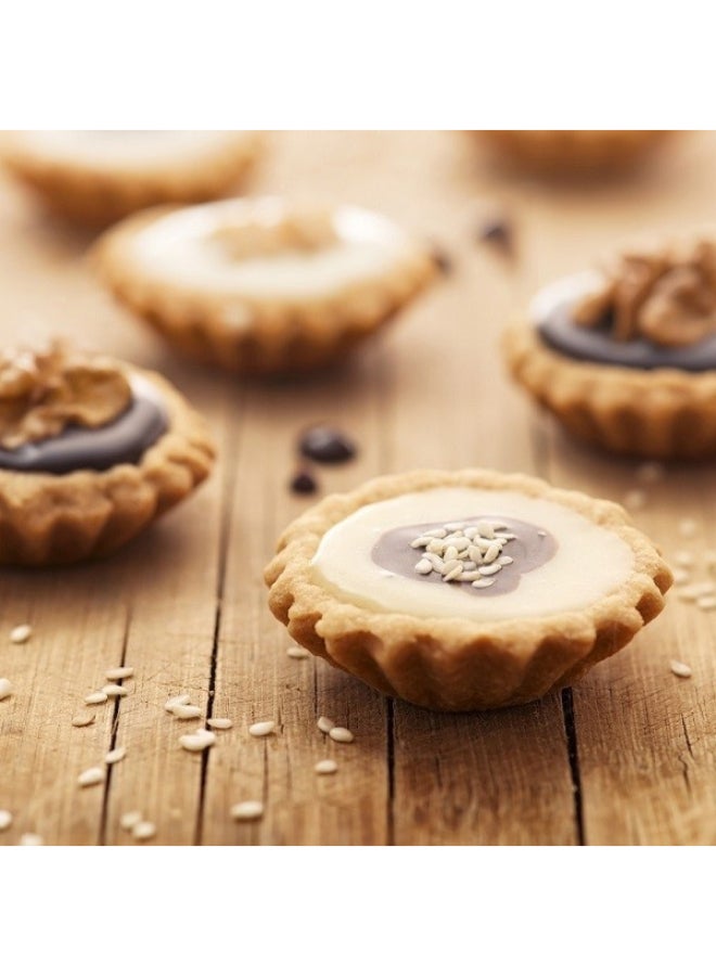 20-Piece Mini Tart Pan Silver 2inch