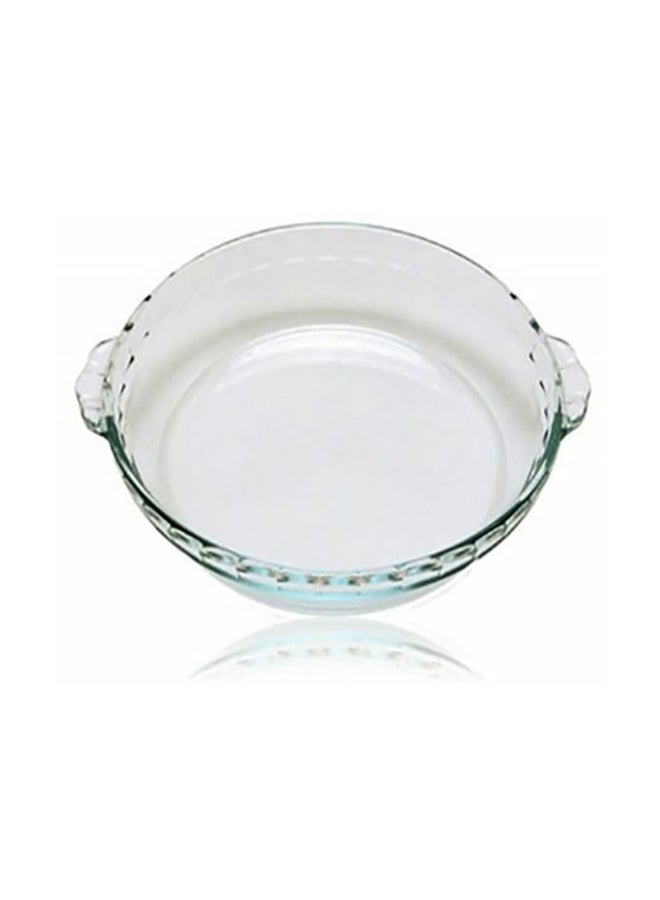 Cake Dish With Handle Clear 21 x 21 x 4.5cm