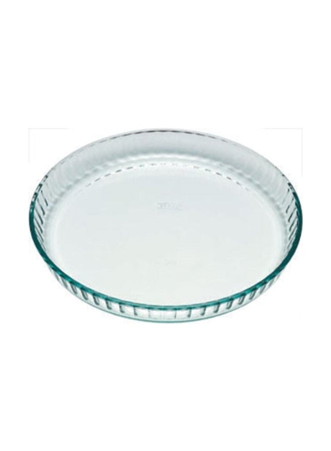 Flan Round Dish Clear 30cm