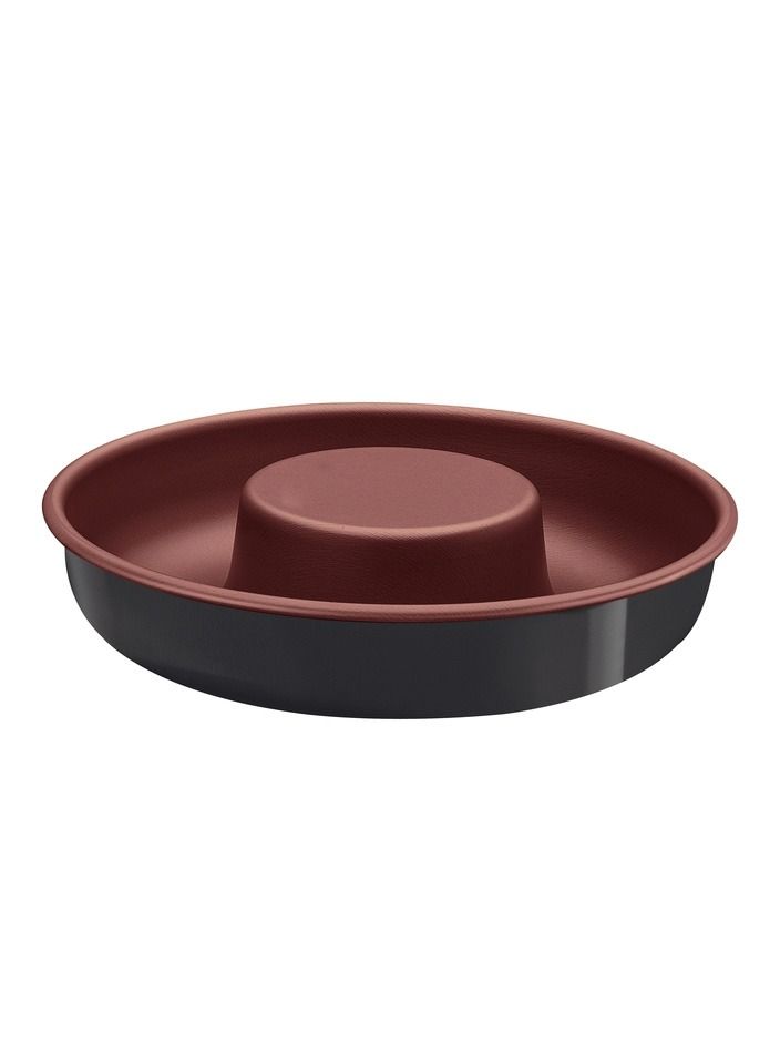 Since 1911,Made in Brazil- Vermont 24cm 1.4L Graphite Aluminum Cake Pan with Copper Interior Starflon Max PFOA Free Nonstick Coating