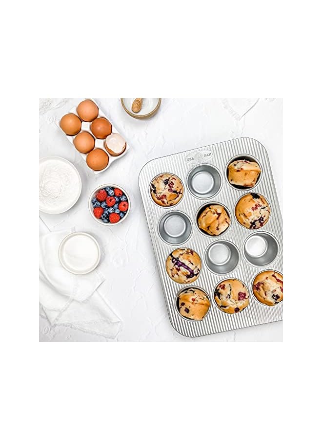 Pan Bakeware Cupcake and Muffin Pan 12-Well 1200MF