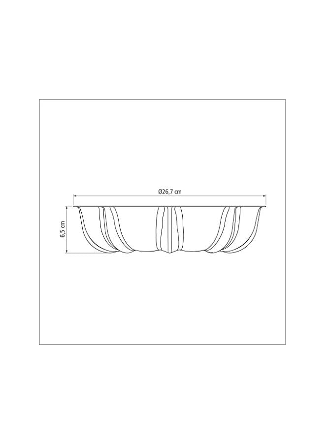 Brasil 24cm 2L Red Aluminum Cake Pan with Interior and Exterior Starflon Max PFOA Free Nonstick Coating